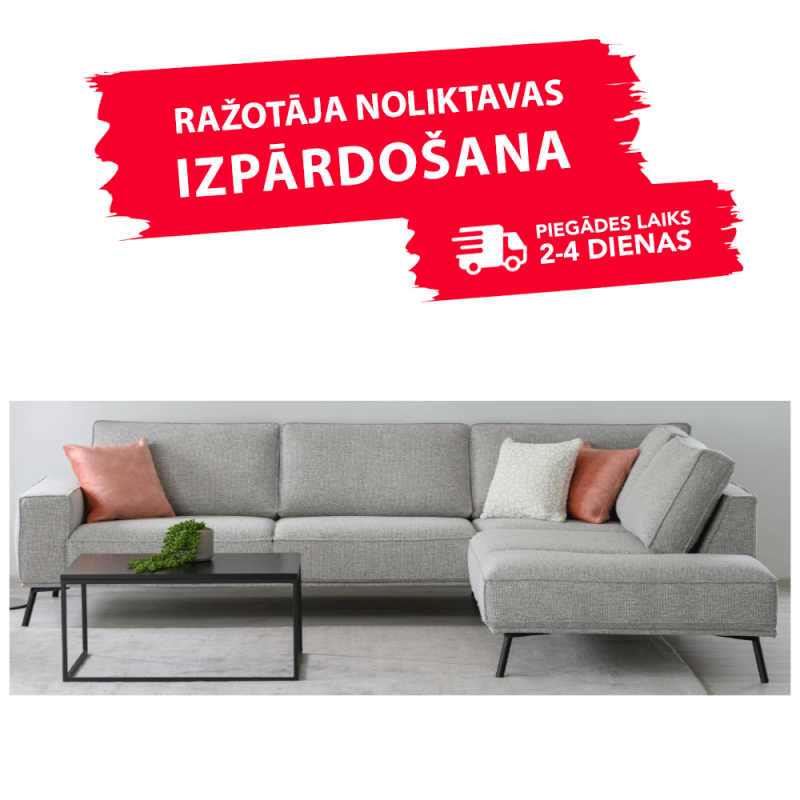 Sofa Amsterdam (Dešinysis kampas)(Gamintojo sandėlis)